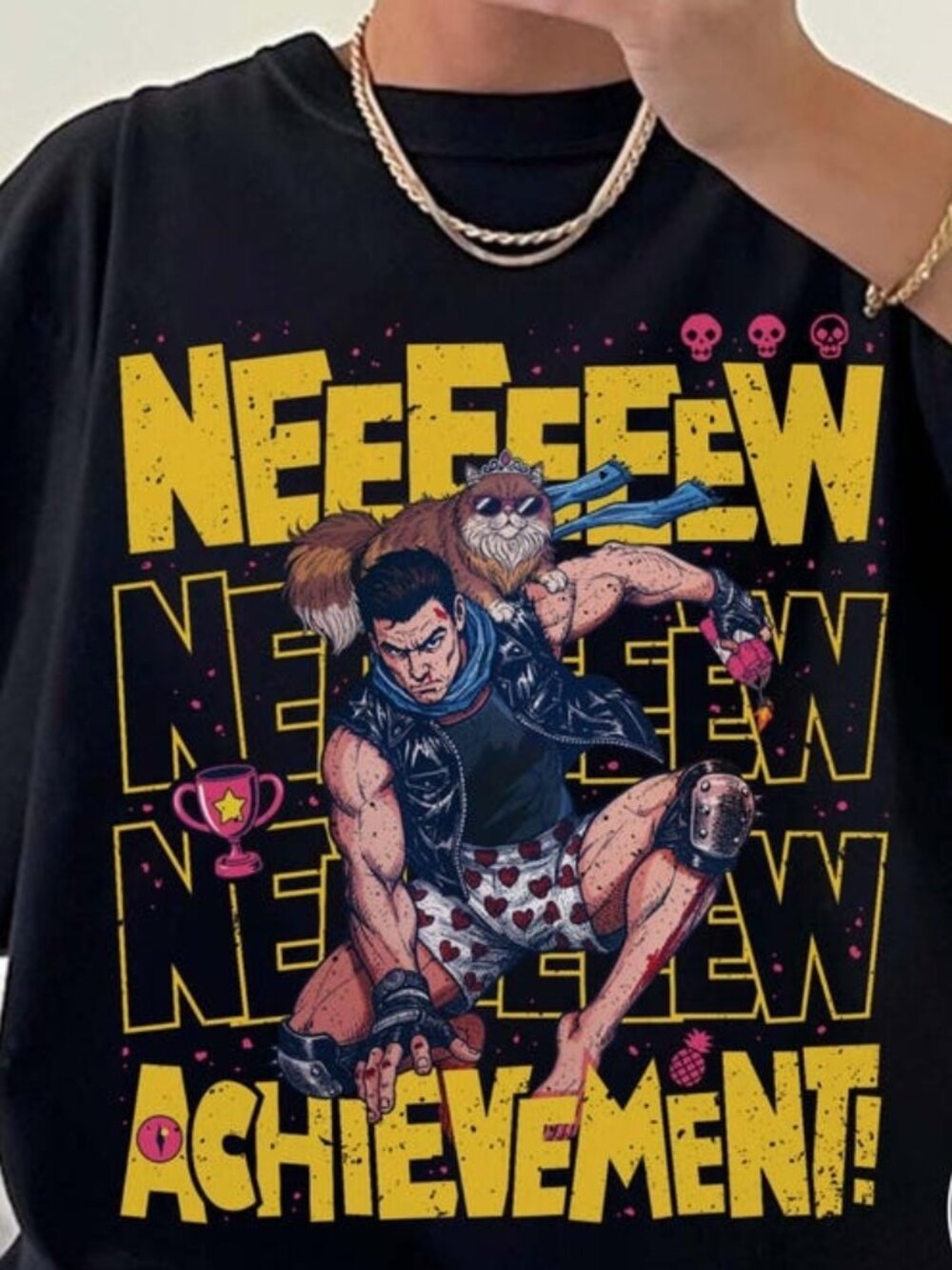 New Achievement T-shirt, Dungeon Holiday Graphic Tee